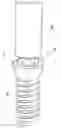 Fig. 01 - Coupling structure between screw head and tightening tool