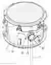 Fig. 01 - Connection assembly for drum shell