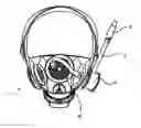 Fig. 01 - Gas mask with a drinking device