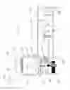 Fig. 03 - Combination dishwashing machine and sink