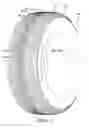 Fig. 02 - Winter tire center tread pattern