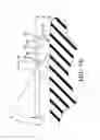 Fig. 09 - Winter tire center tread pattern