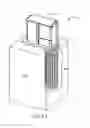 Fig. 02 - Telecom utility cabinet arranged for air-based geothermal cooling