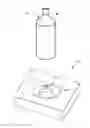Fig. 01 - Sports Bottle and Fluid Dispensing system, device, and method.