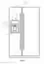 Fig. 02 - Refrigerator with beverage dispenser cleaning system