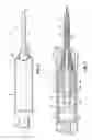 Fig. 02 - Multiple component dispensing cartridge, mixing nozzle and method for reducing contact between fluids