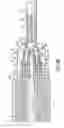 Fig. 04 - Multiple component dispensing cartridge, mixing nozzle and method for reducing contact between fluids