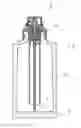 Fig. 01 - System and bottle for dispensing a fluid product