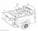 Fig. 01 - Vehicle utility deck and storage