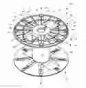 Fig. 01 - Reel flange having an inclined interior surface