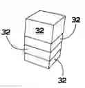 Fig. 01 - MODULAR CONVERTABLE FURNITURE ASSEMBLY USING STACKABLE COMPONENTS