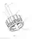 Fig. 02 - Motor rotor system having a magnetic ring bracket