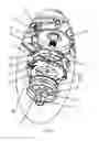 Fig. 03 - Brushless DC motor having structures for mounting a hall element and a magnetic ring outside a motor casing