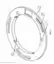 Fig. 06 - Brushless DC motor having structures for mounting a hall element and a magnetic ring outside a motor casing