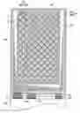 Fig. 01 - Flat panel display with integrated touch screen panel