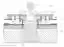 Fig. 01 - Nozzle arrangement including active and static ink ejecting members defining variable-volume chamber