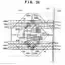 Fig. 22 - Arrangement of circuits in pixels, each circuit shared by a plurality of pixels, in image sensing apparatus