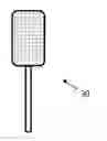 Fig. 01 - Bi-directional blind sight illumination and deflector device