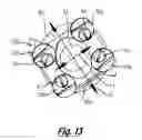 Fig. 12 - Mountings for rotation of array of reflective elements and lithographic apparatus incorporating same