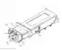 Fig. 01 - Fiber optic transceiver module release mechanism