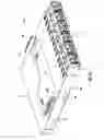 Fig. 08 - Stacked fiber optic modules and fiber optic equipment configured to support stacked fiber optic modules
