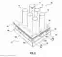 Fig. 07 - Heat exchanger and battery unit structure for cooling thermally conductive batteries