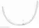 Fig. 01 - Supporting wire for a breast covering garment