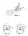 Fig. 03 - Exercise apparatus with a pull cord looped about a central pulley and first and second free pulleys