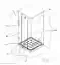 Fig. 02 - Trench drain system and method of installation on level floor surface, paticulary  for shower rooms