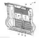 Fig. 01 - Vehicle engine compartment louver carrier with integrated ducting