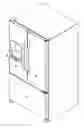 Fig. 01 - Refrigerator with intermediate temperature icemaking compartment