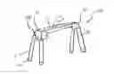 Fig. 01 - Collapsible saw horses