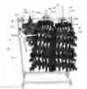 Fig. 01 - Rolling storage cart for an artificial Christmas tree