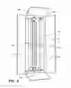 Fig. 03 - Rolling storage cart for an artificial Christmas tree