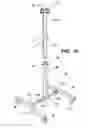 Fig. 11 - Rolling storage cart for an artificial Christmas tree