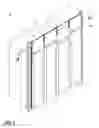 Fig. 02 - Header panel assembly for preventing air circulation above electronic equipment enclosure