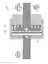 Fig. 09 - Transistor structure having an electrical contact structure with multiple metal interconnect levels staggering one another