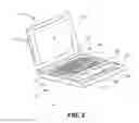 Fig. 03 - Wide touchpad on a portable computer