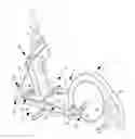 Fig. 01 - EXERCISE APPARATUS WITH AUTOMATICALLY ADJUSTABLE FOOT MOTION
