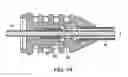 Fig. 12 - Needle biopsy device with exchangeable needle and integrated needle protection