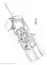 Fig. 19 - Needle biopsy device with exchangeable needle and integrated needle protection