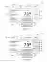 Fig. 06 - HVAC controller that selectively replaces operating information on a display with system status information