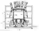 Fig. 01 - Device for working, in particular stamping and joining, of a work piece, and a working tool