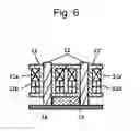 Fig. 07 - Electromagnetic pickup with multiple wire coils wound around individual pole sets to attain multiple tones