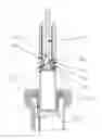Fig. 01 - Sprinkler flow stop and pressure regulator combination