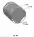 Fig. 22 - Electrical purification apparatus having a blocking spacer