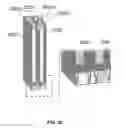 Fig. 33 - Electrical purification apparatus having a blocking spacer