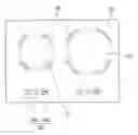 Fig. 01 - Cooktop with light emitting indicators