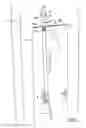 Fig. 06 - Device for opening a pull door by applying a pressure