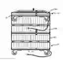 Fig. 01 - Stackable and collapsible trolley cart system